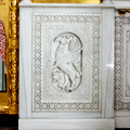 Мраморный иконостас в Москве в храме святого великомученика Дмитрия Солунского на Благуше