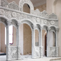 Изготовление иконостаса из мрамора Bianco Carrara C